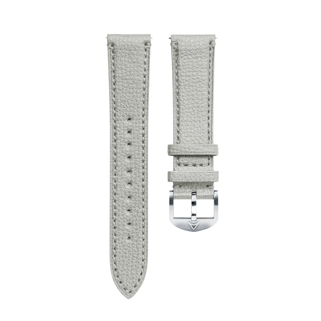 Pearl Grey Granolo Leather Strap