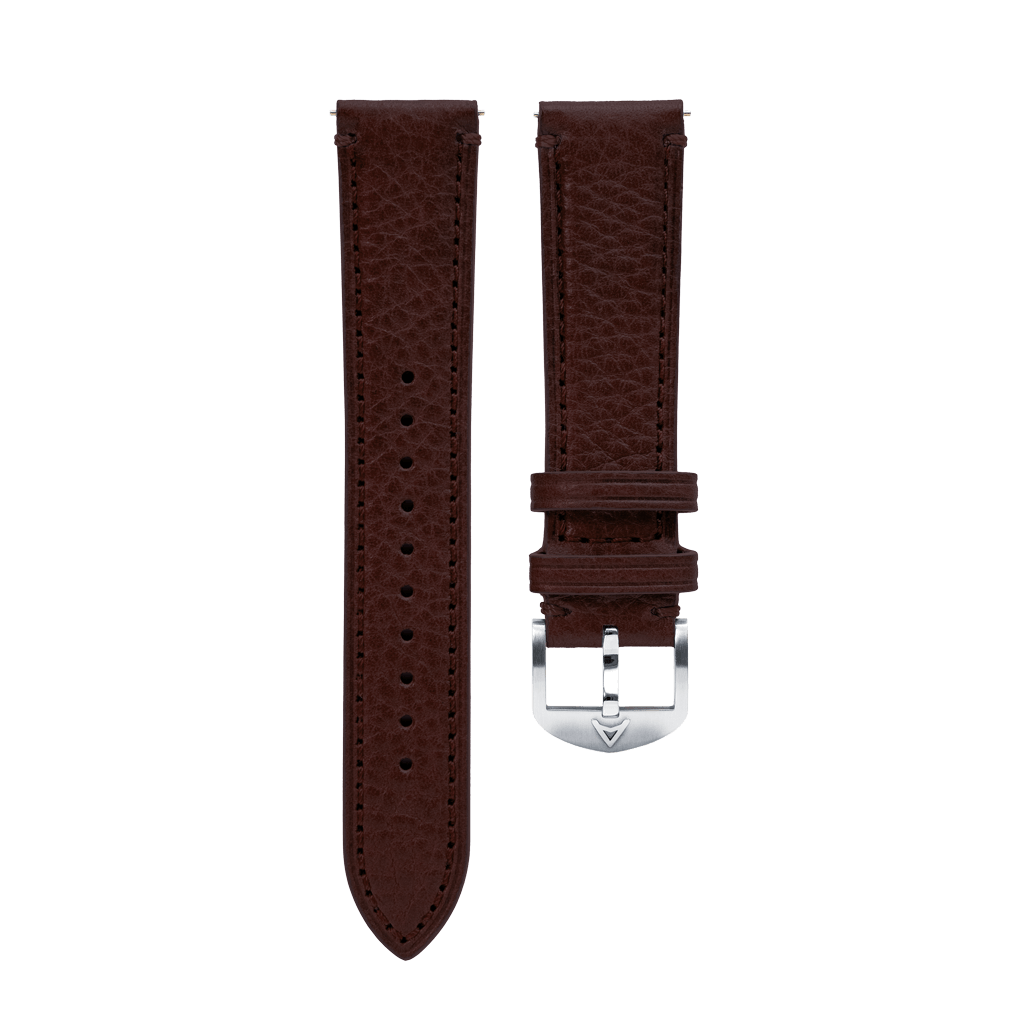 Chocolate St. Venere Leather Strap