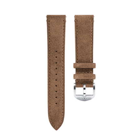 Brown Suede Leather Strap
